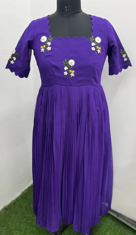 AN195-Soft georgette Frock