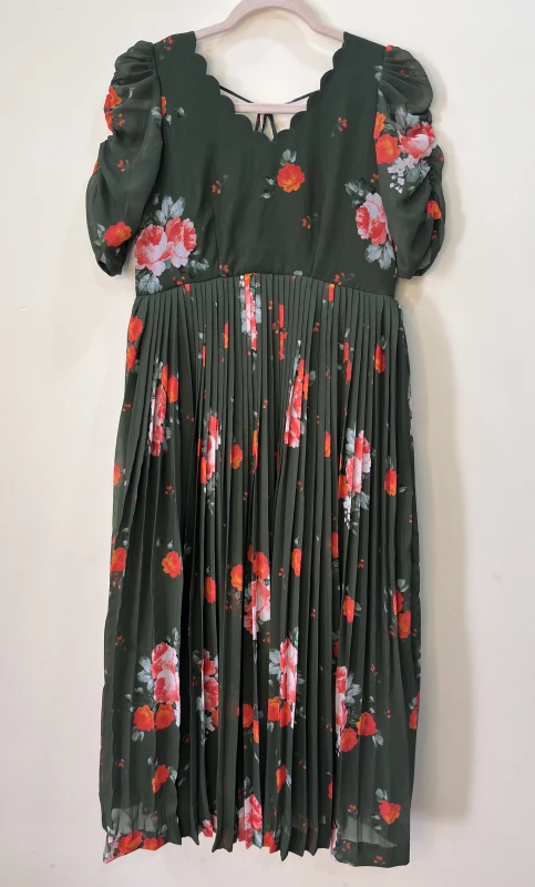 AN186-soft Georgette Frock